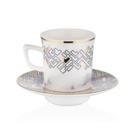 Decorium M00705 Monochrome 12 Parça Kahve Fincan Takımı