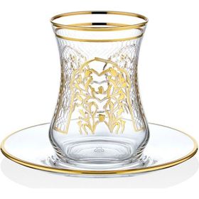 Decorium M00719 Florance Altın 12 Parça Çay Takımı