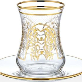 Decorium M00719 Florance Altın 12 Parça Çay Takımı
