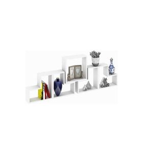 Decormet 030010078304040 Beyaz Elitra Duvar Rafı