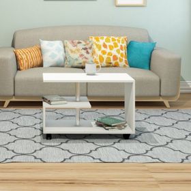 Decormet 030010078604040 Beyaz Karanfil Sehpa