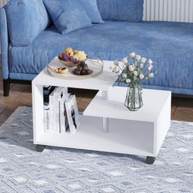 Decormet 030010078604040 Beyaz Karanfil Sehpa