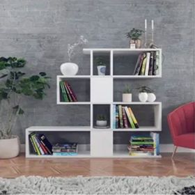 Decormet 030010079904040 Beyaz Karlin Kitaplık