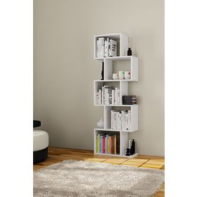 Decormet 030010080304040 Beyaz Meriç Kitaplık