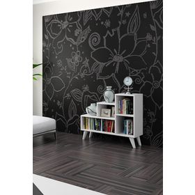 Decormet 030010080604040 Beyaz Nisa Kitaplık