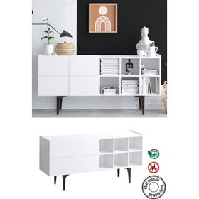 Decormet Alpha DEC0002 150x40x75 cm Beyaz Konsol