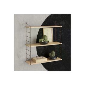 Decormet Armoni 3'lü Safir Meşe Malibu Duvar Rafı