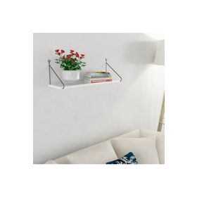 Decormet Armoni Beyaz 200X720 mm Duvar Rafı