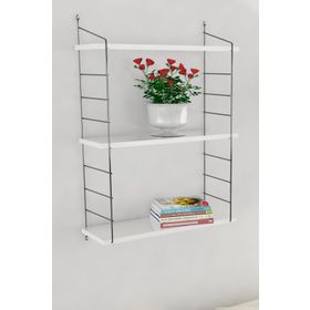 Decormet Armoni Beyaz 200X720 mm Duvar Rafı