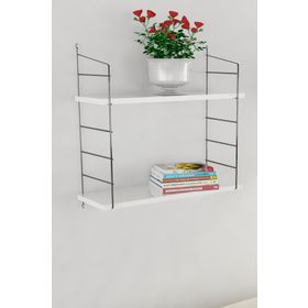 Decormet Armoni Beyaz 200X720 mm Duvar Rafı