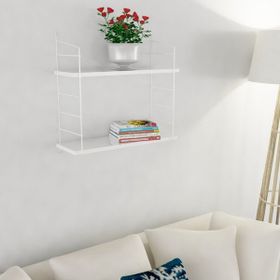 Decormet Armoni Beyaz - Parlak Beyaz 200X720 mm Duvar Rafı
