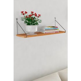 Decormet Armoni Ceviz 200X720 mm Duvar Rafı