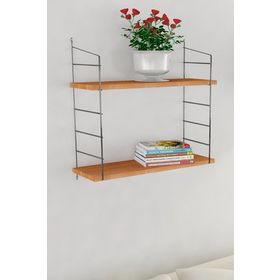 Decormet Armoni Ceviz 200X720 mm Duvar Rafı