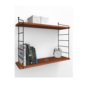 Decormet Armoni Ceviz 200X720 mm Duvar Rafı