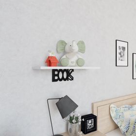 Decormet Book Beyaz Raf Seti