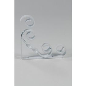 Decormet Burgulu 150 mm Beyaz Raf Altı Konsol