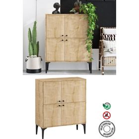 Decormet Capella DEC0008 90x35x115 cm Meşe Konsol