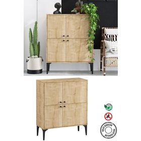 Decormet Capella DEC0008 90x35x115 cm Meşe Konsol