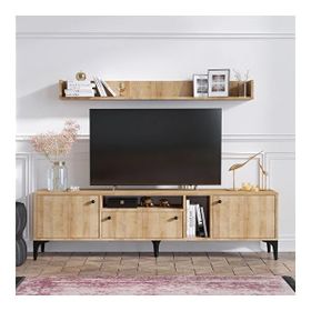 Decormet Dec-20042 Grega Safir Meşe Tv Ünitesi