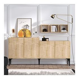 Decormet Dec-20059 Magne Safir Meşe Konsol