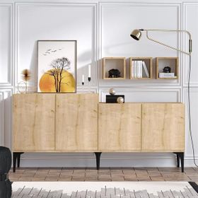 Decormet Dec-20059 Magne Safir Meşe Konsol