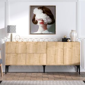 Decormet Dec-20066 Laika Safir Meşe Konsol