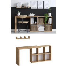 Decormet DEC0080 Blake 145x74 cm Meşe Çalışma Masası