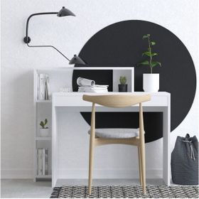 Decormet DEC0084 Trella 117x74 cm Beyaz Çalışma Masası