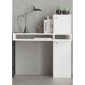 Decormet DEC0139 Lora 100x106 cm Beyaz Çalşma Masası