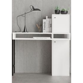 Decormet DEC0139 Lora 100x106 cm Beyaz Çalşma Masası