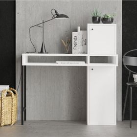 Decormet DEC0139 Lora 100x106 cm Beyaz Çalşma Masası