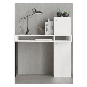 Decormet DEC0139 Lora 100x106 cm Beyaz Çalşma Masası