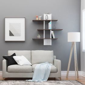Decormet Defne Beyaz Duvar Rafı