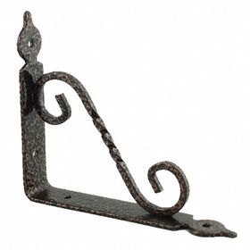 Decormet Ferforje Bakır Dövme 19x25 mm Raf Altı Konsol