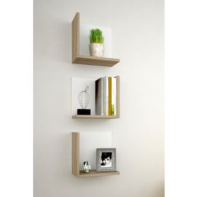 Decormet Fulya Patara Açık Kahverengi Duvar Rafı