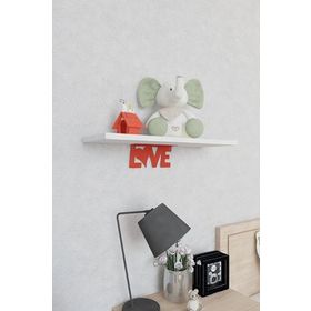 Decormet Love Kırmızı-Parlak Beyaz Raf Seti