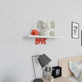 Decormet Love Kırmızı-Parlak Beyaz Raf Seti