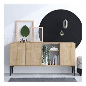 Decormet Miranda DEC0072 150x40x80 cm Meşe Konsol