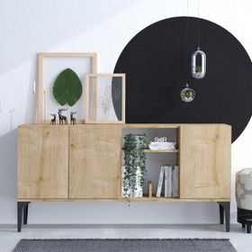 Decormet Miranda DEC0072 150x40x80 cm Meşe Konsol