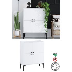 Decormet Moon DEC0003 115x35x90 cm Beyaz Konsol