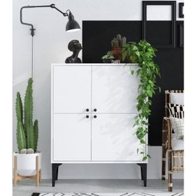 Decormet Moon DEC0003 115x35x90 cm Beyaz Konsol