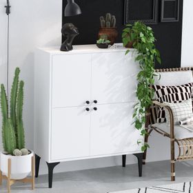 Decormet Moon DEC0003 115x35x90 cm Beyaz Konsol