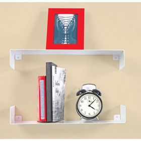 Decormet Parantez Beyaz Raf Seti