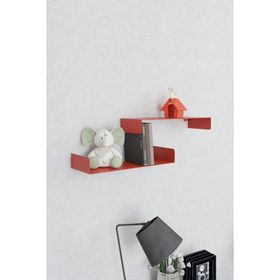 Decormet Parantez Kırmızı Raf Seti