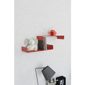 Decormet Parantez Kırmızı Raf Seti