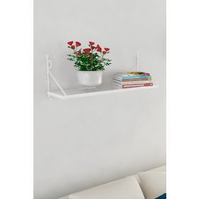 Decormet Seramoni 1 Raflı Beyaz Raf Seti