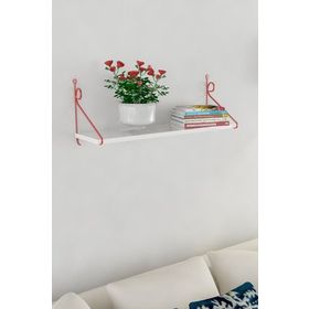 Decormet Seramoni 1 Raflı Beyaz Raf Seti