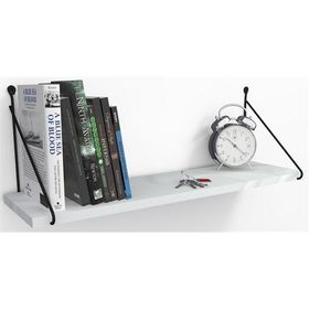 Decormet Seramoni 1 Raflı Beyaz Raf Seti