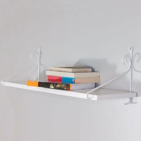 Decormet Seramoni 1 Raflı Beyaz Raf Seti