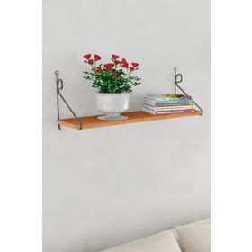 Decormet Seramoni 1 Raflı Ceviz Raf Seti